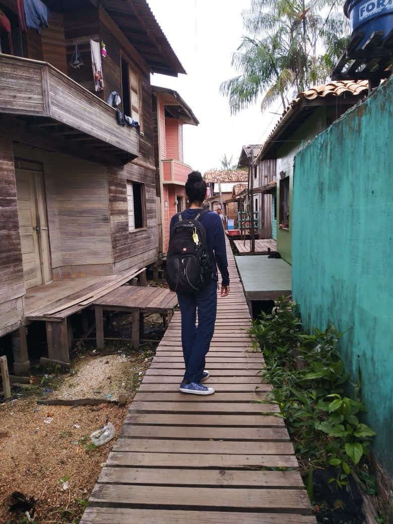 Walkways between stilt houses