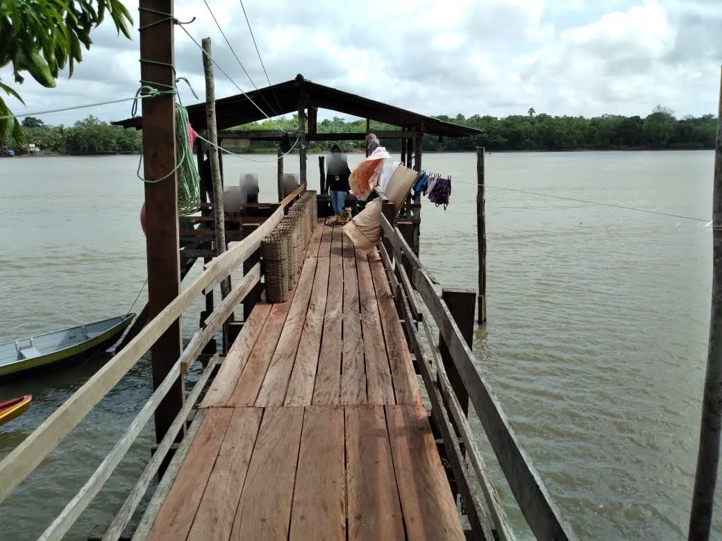 A river pier